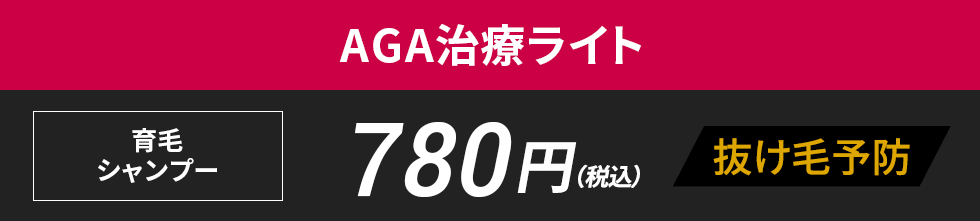 AGA治療ライト 780円(税込)