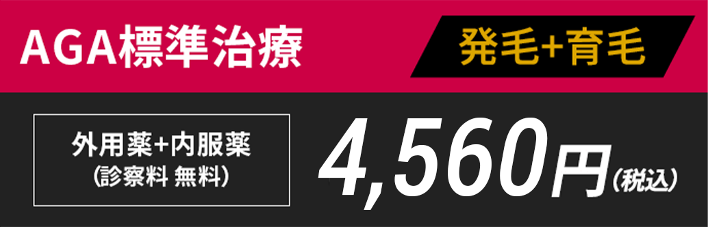 AGA標準治療 4,960円(税込)