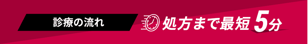 処方まで最短5分